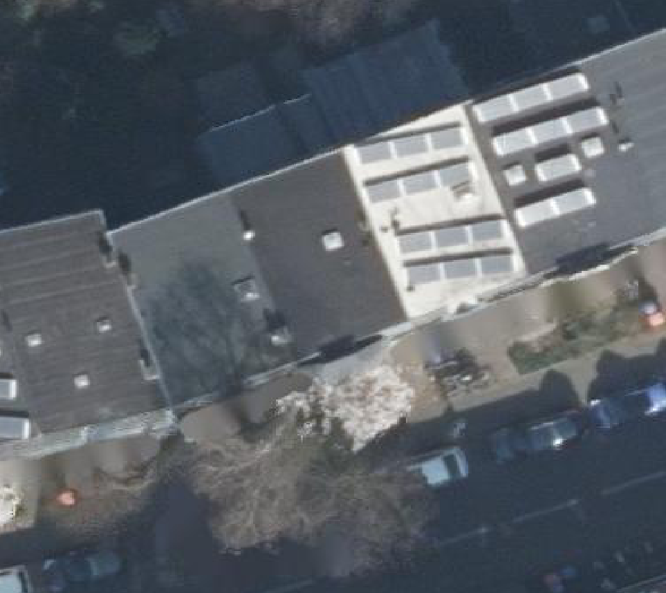 True ortho luchtfoto van Amersfoort met zicht op woning