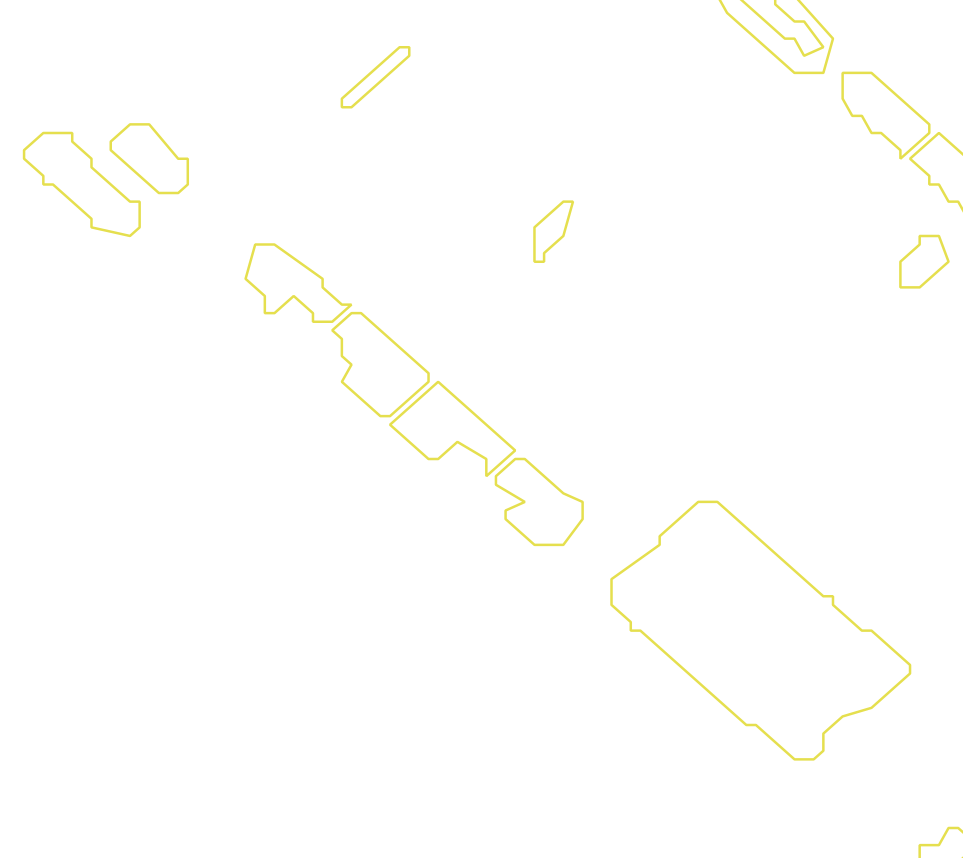 Daksegment met contourlijnen en structuurweergave