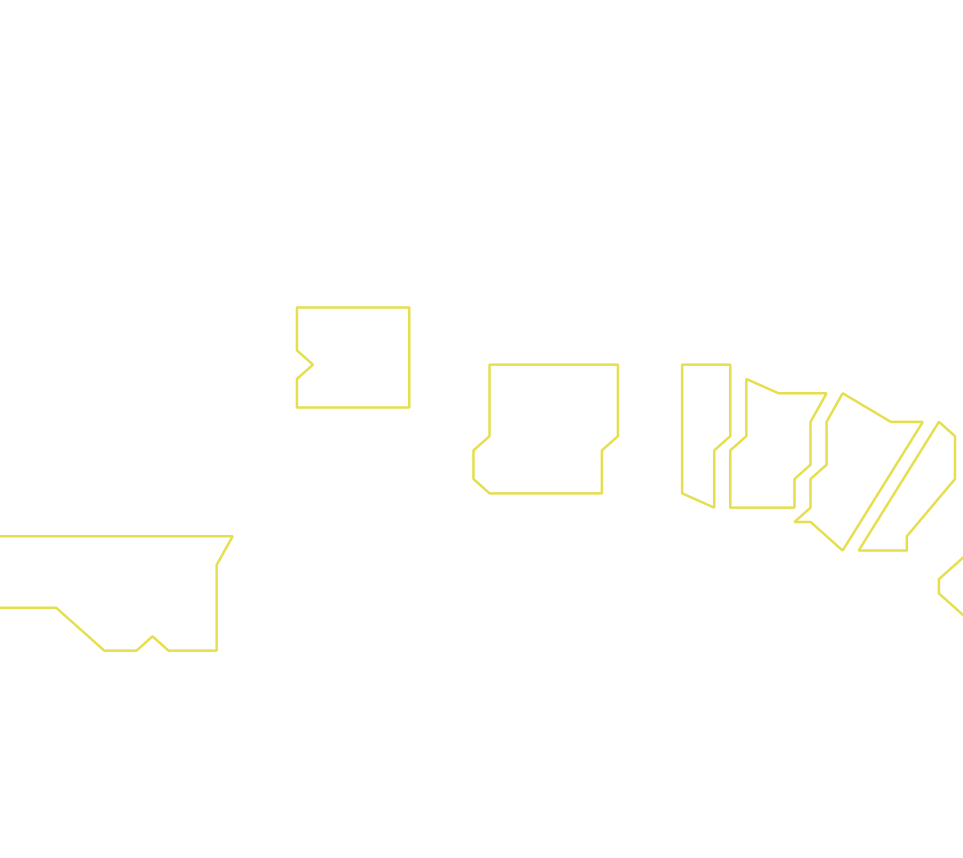 Daksegment ingezoomd met contourlijnen en structuurweergave