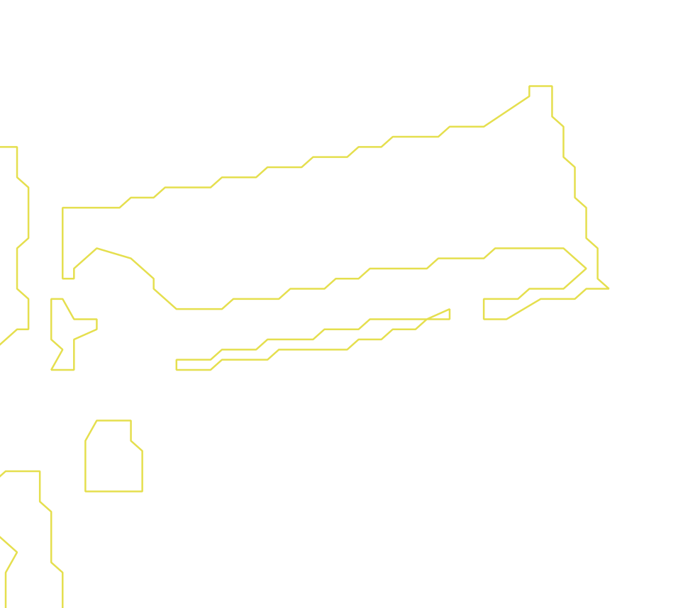 Daksegment ingezoomd met contourlijnen en structuurweergave