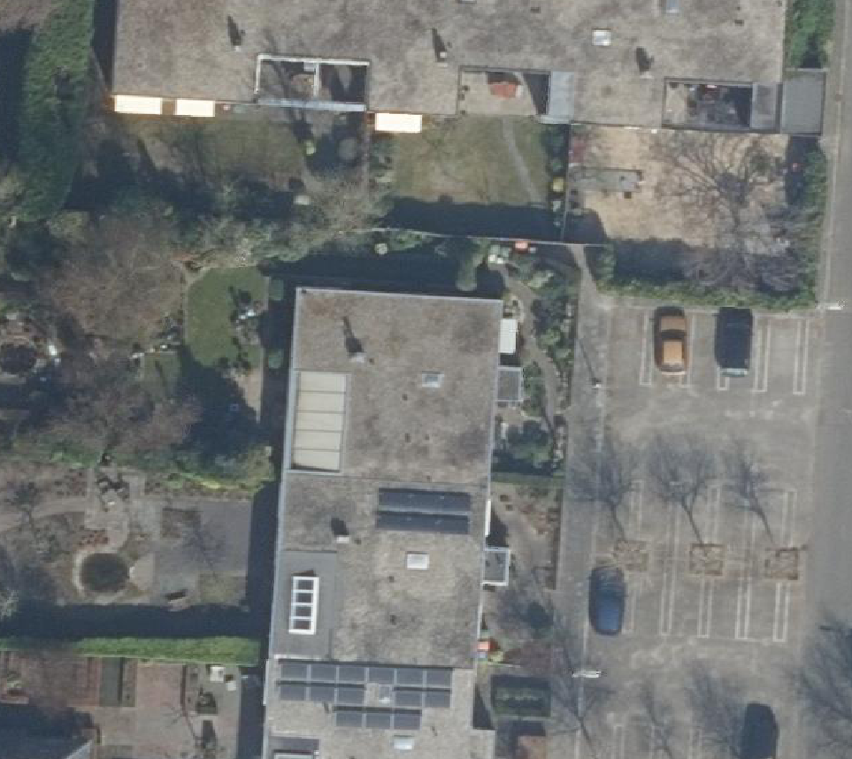 True ortho Luchtfoto op daksegment