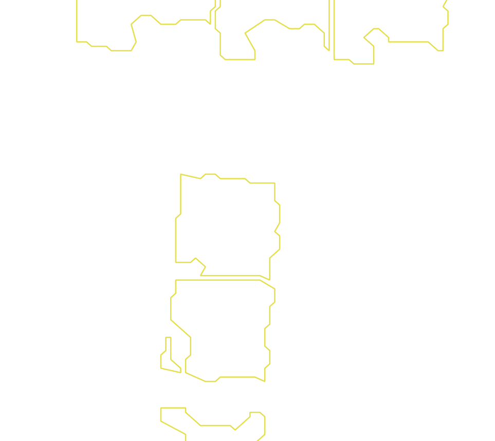 Daksegment met contourlijnen en structuurweergave