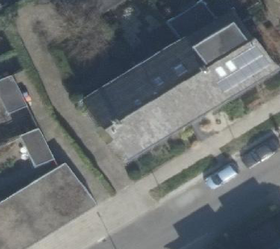 True ortho luchtfoto van Amersfoort met zicht op woning