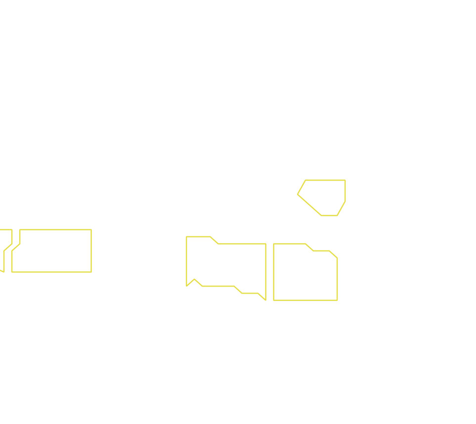 Daksegment ingezoomd met contourlijnen en structuurweergave