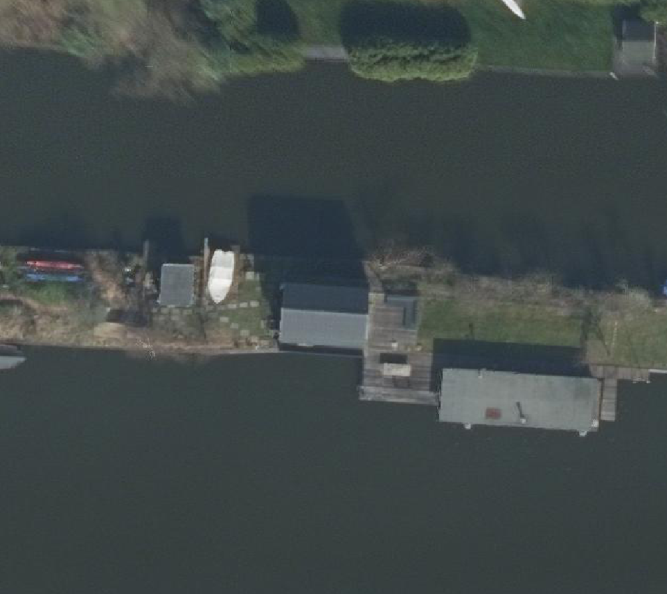 True ortho Luchtfoto op daksegment