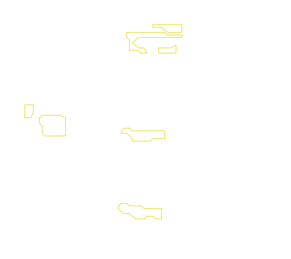 Daksegment met contourlijnen en structuurweergave