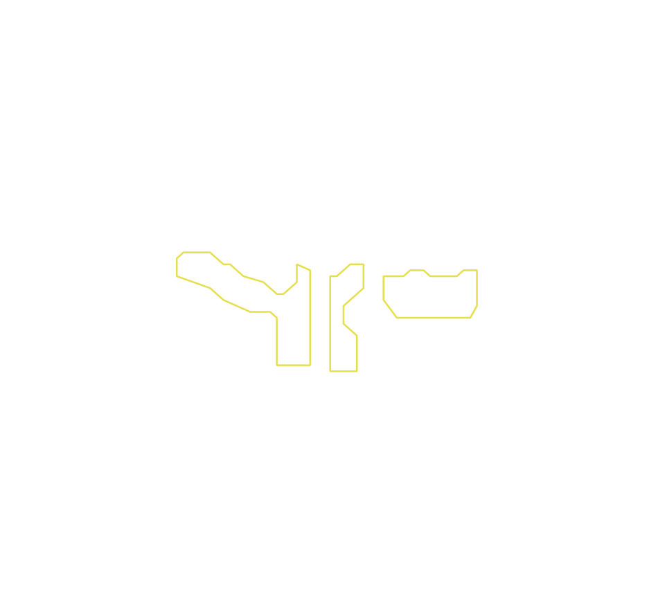 Daksegment met contourlijnen en structuurweergave