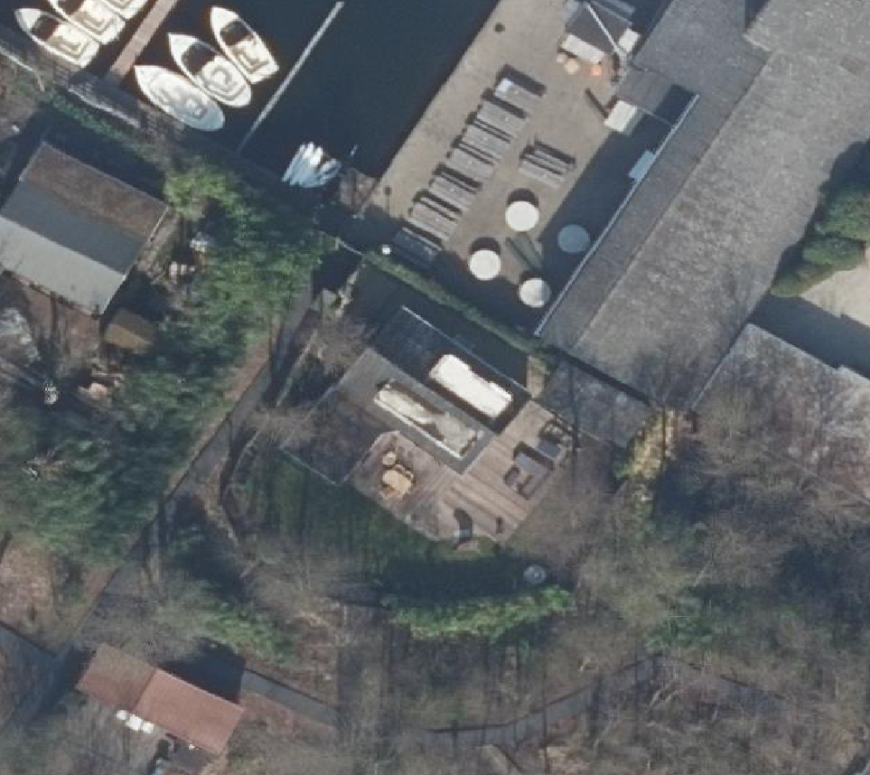 True ortho Luchtfoto op daksegment