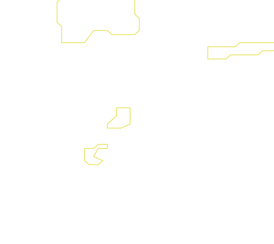 Daksegment ingezoomd met contourlijnen en structuurweergave