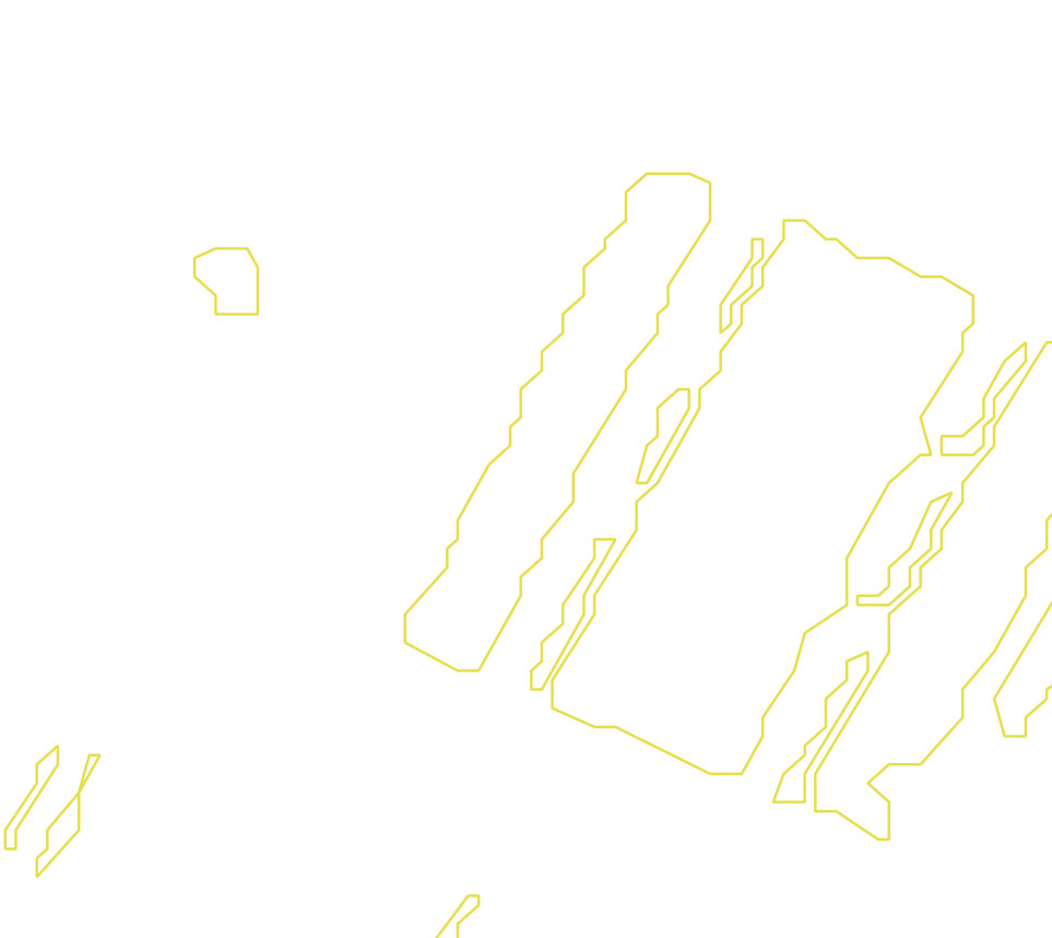 Daksegment met contourlijnen en structuurweergave