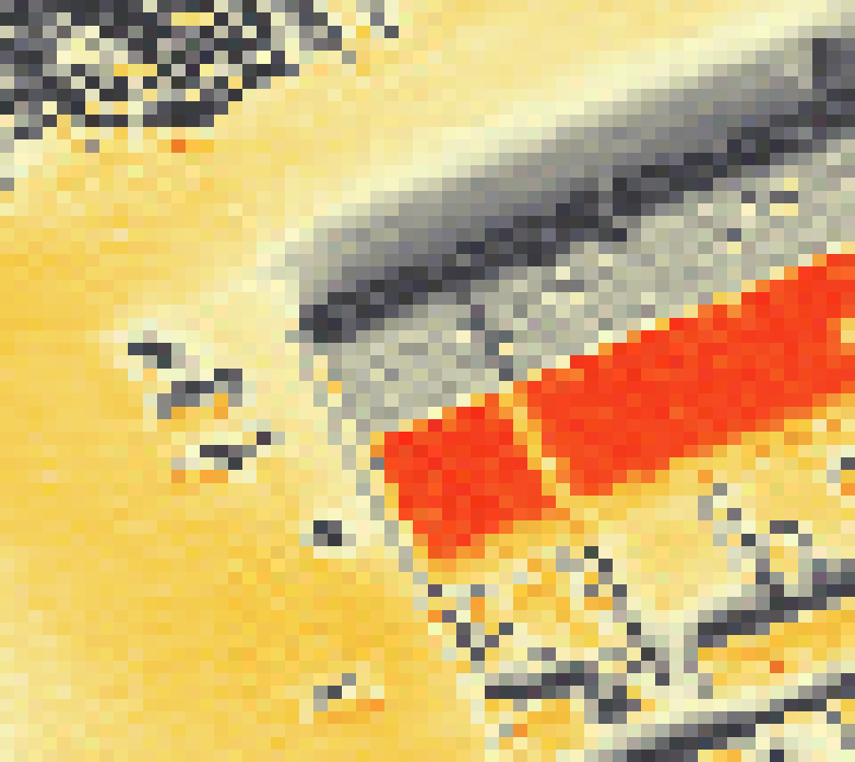 PV-irradiatie op daksegment ingezoomd met intensiteitsverdeling van zonlicht