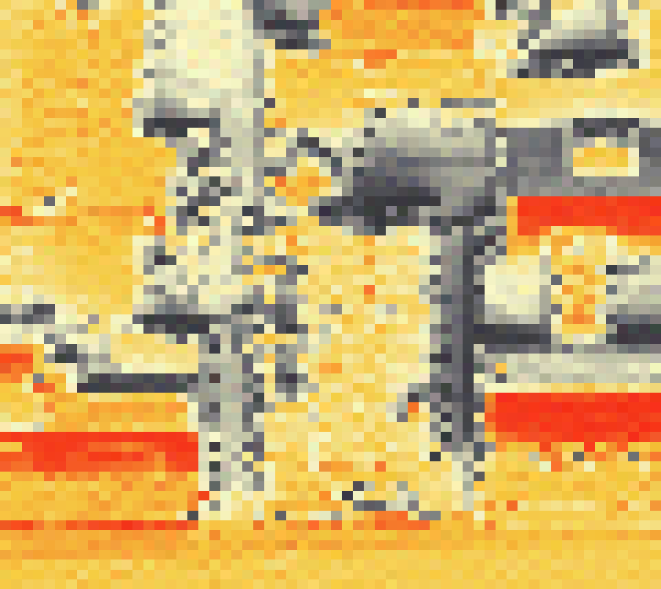 PV-irradiatie op daksegment ingezoomd met intensiteitsverdeling van zonlicht