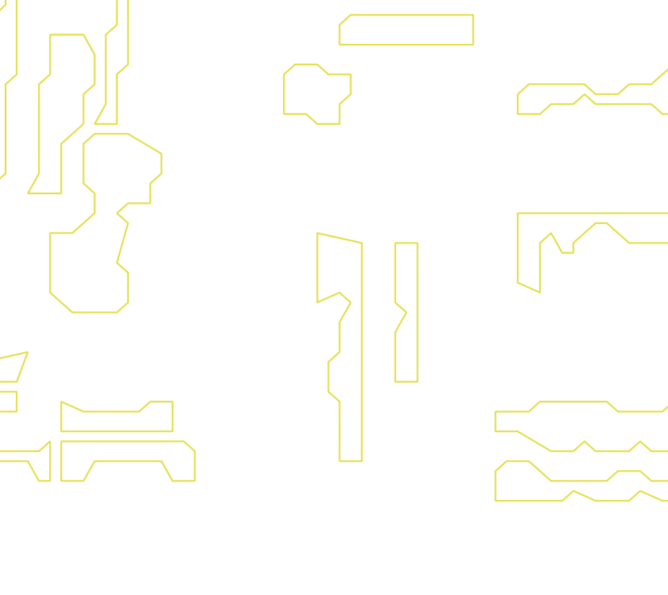 Daksegment ingezoomd met contourlijnen en structuurweergave