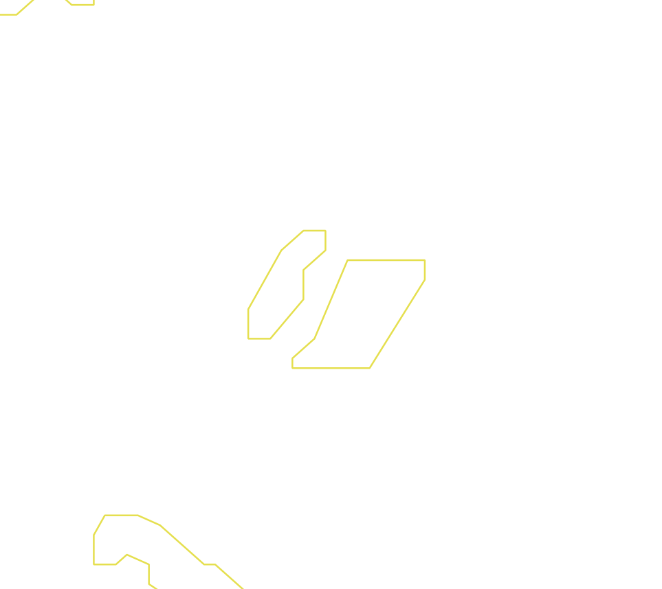 Daksegment ingezoomd met contourlijnen en structuurweergave