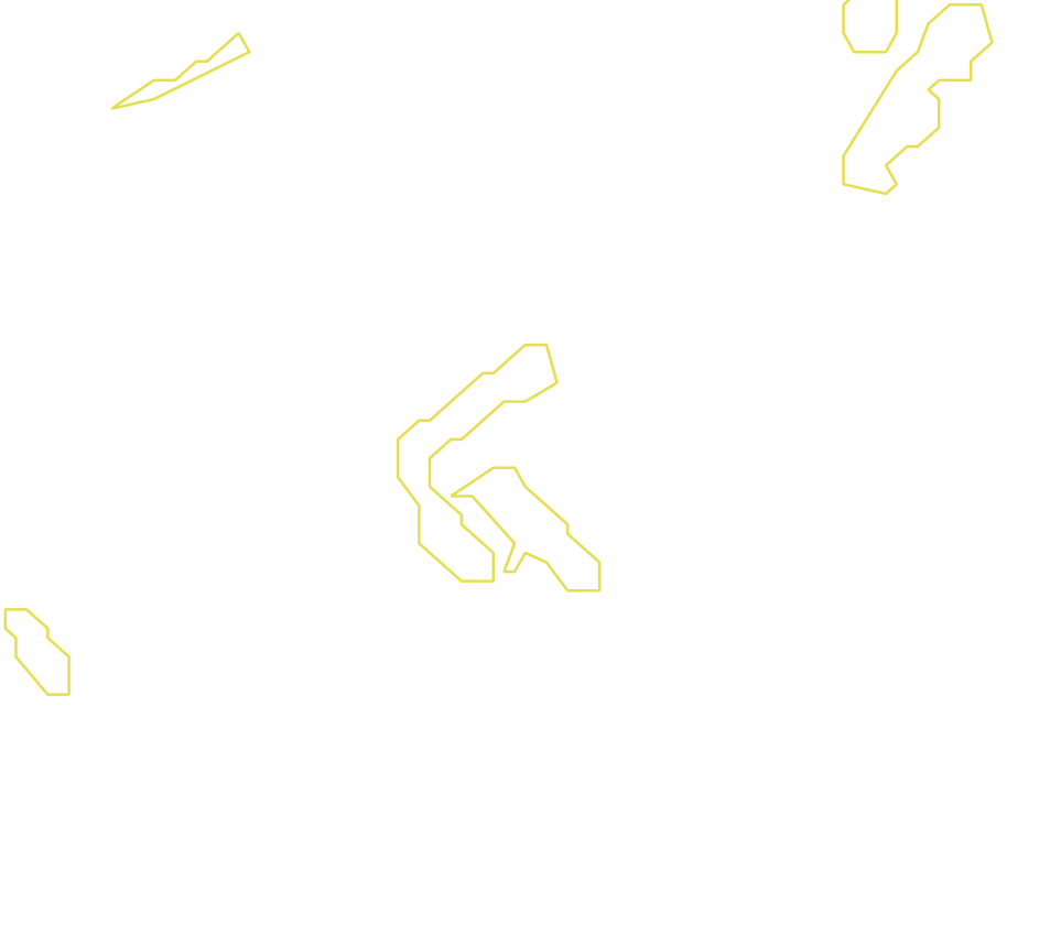 Daksegment met contourlijnen en structuurweergave