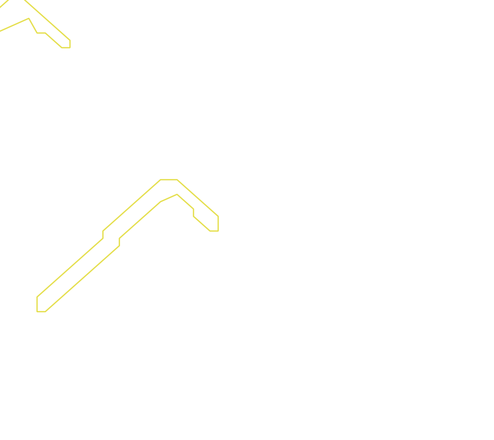 Daksegment ingezoomd met contourlijnen en structuurweergave