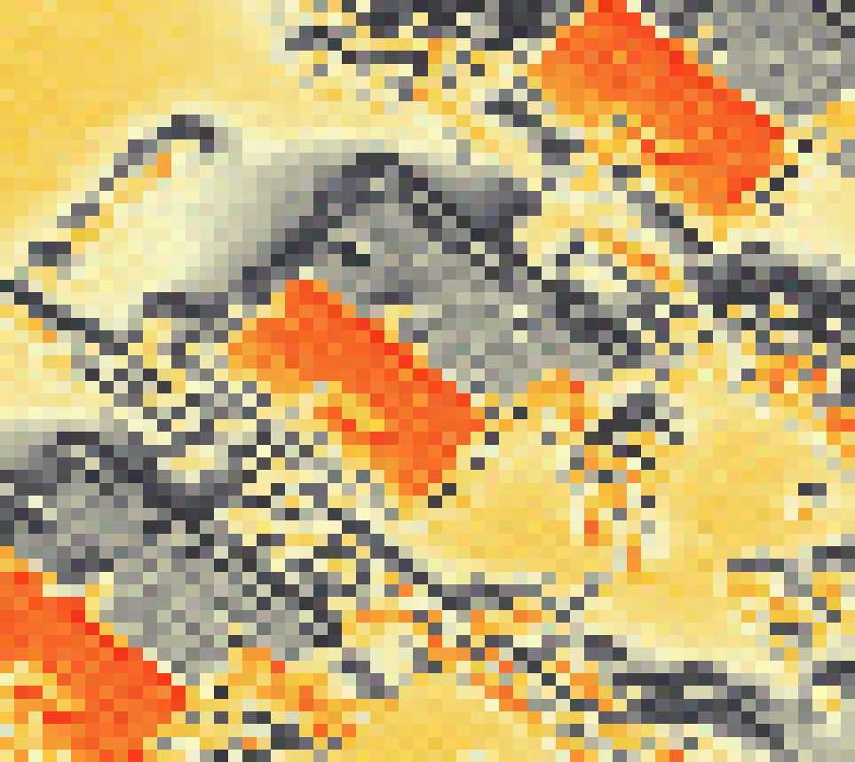 PV-irradiatie op daksegment ingezoomd met intensiteitsverdeling van zonlicht