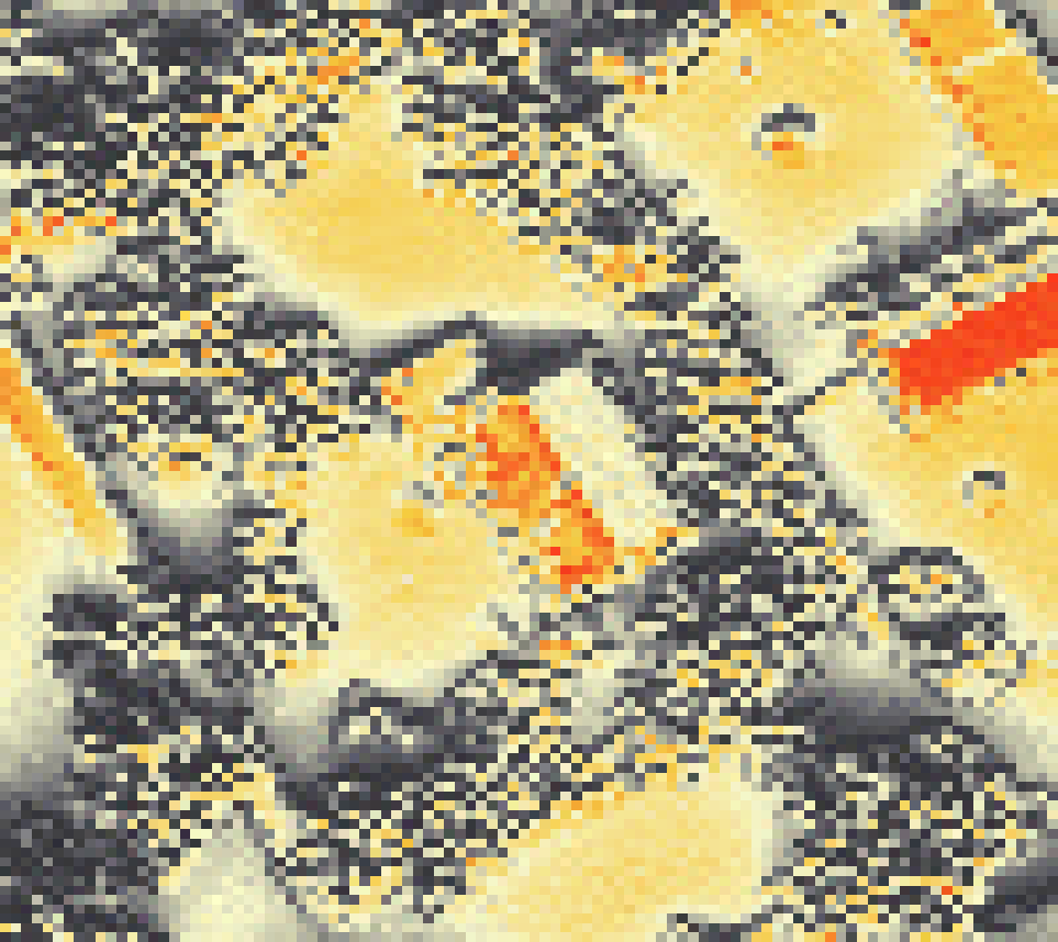 PV-irradiatie op daksegment met intensiteitsverdeling van zonlicht
