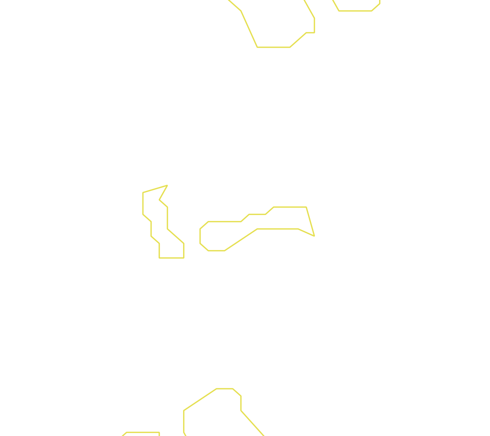 Daksegment ingezoomd met contourlijnen en structuurweergave