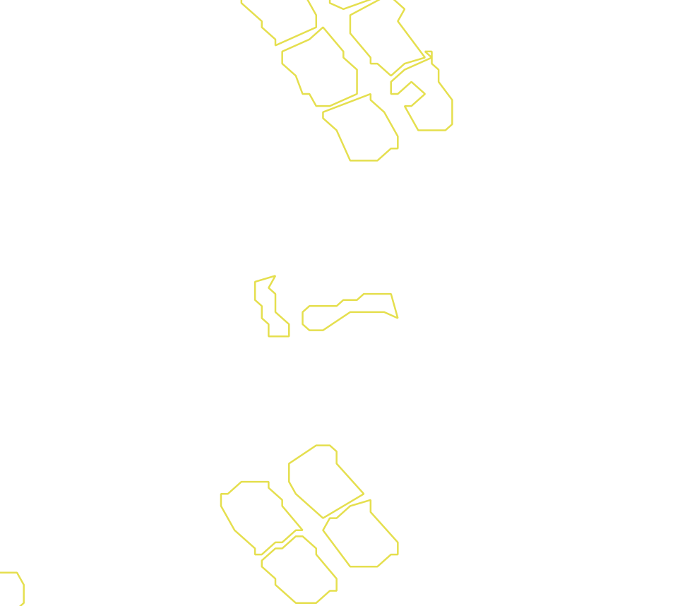 Daksegment met contourlijnen en structuurweergave