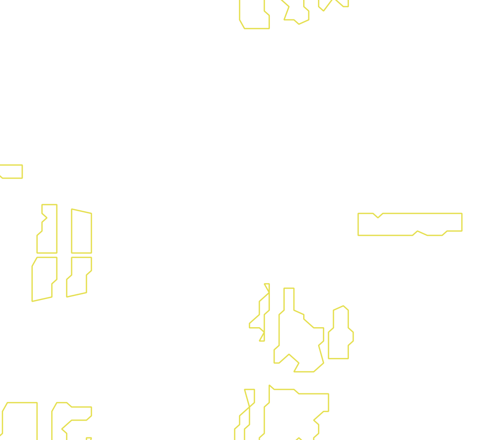 Daksegment met contourlijnen en structuurweergave