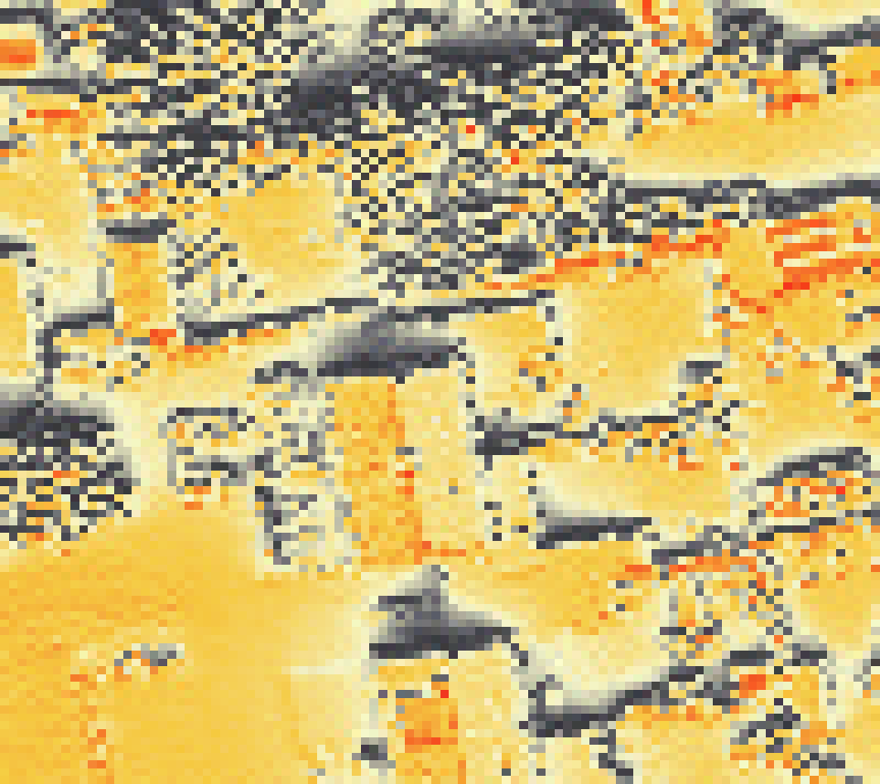PV-irradiatie op daksegment met intensiteitsverdeling van zonlicht