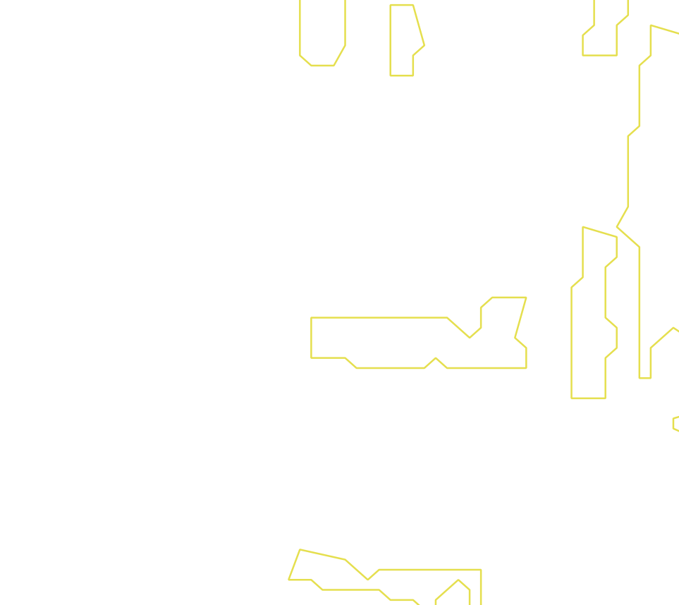 Daksegment ingezoomd met contourlijnen en structuurweergave