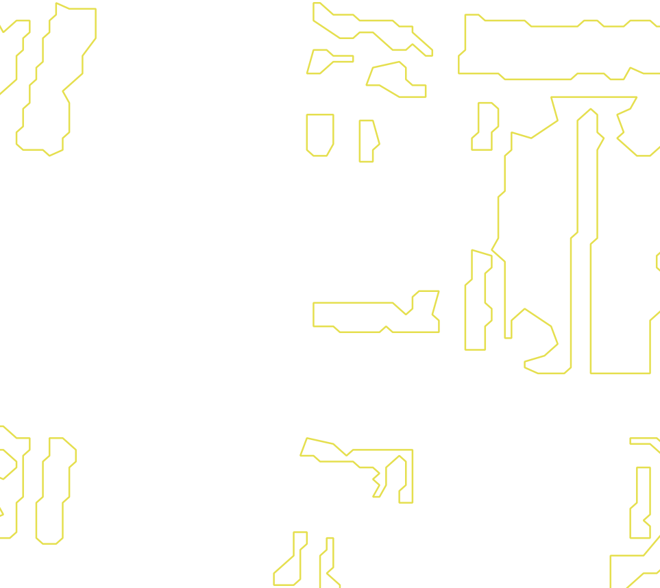 Daksegment met contourlijnen en structuurweergave