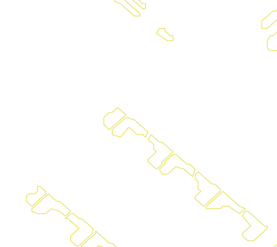 Daksegment met contourlijnen en structuurweergave