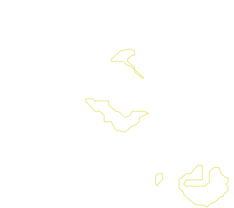 Daksegment met contourlijnen en structuurweergave