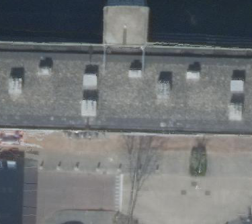 True ortho luchtfoto van Amstelveen met zicht op woning