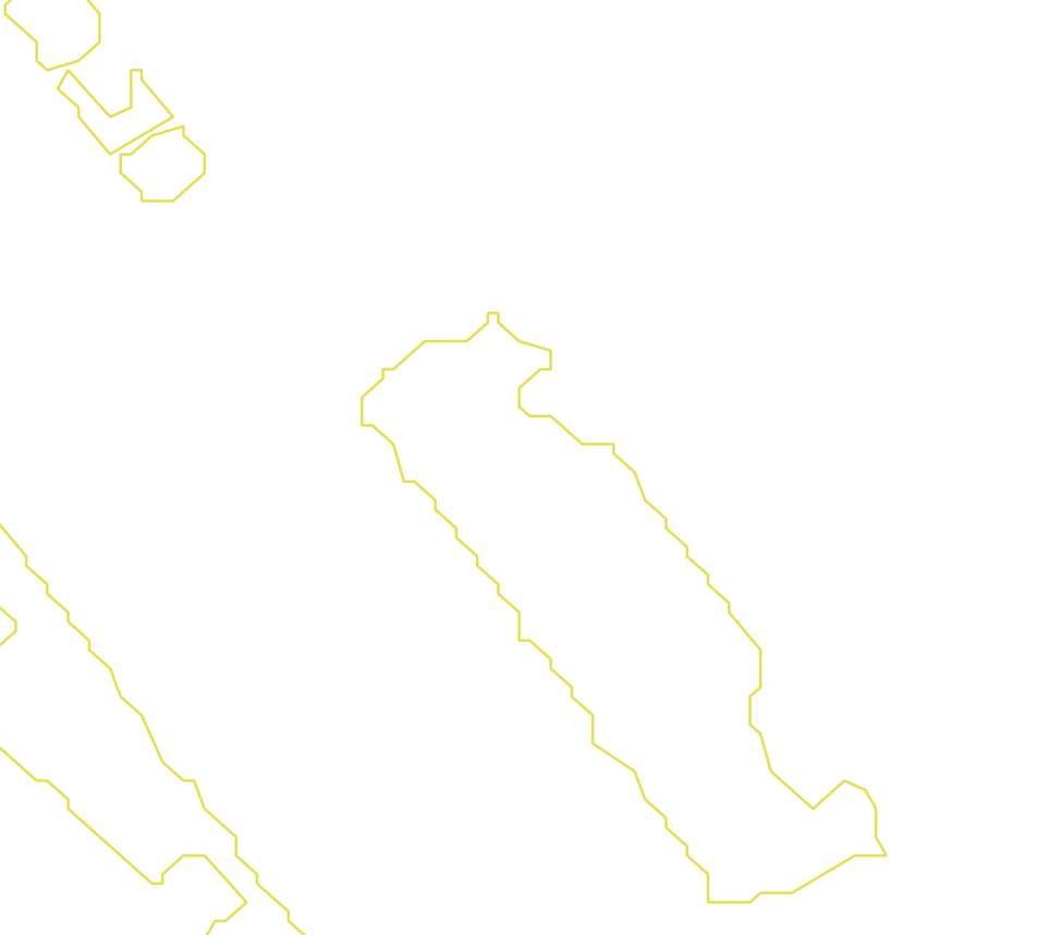 Daksegment met contourlijnen en structuurweergave