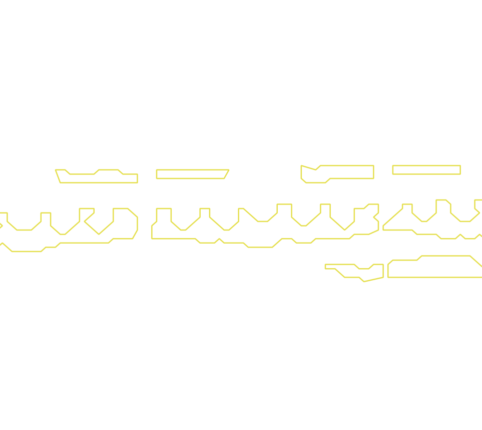 Daksegment met contourlijnen en structuurweergave