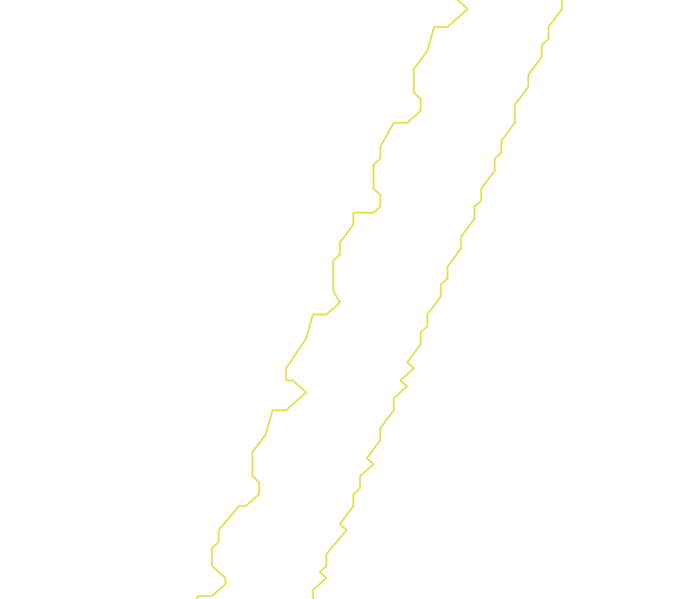 Daksegment met contourlijnen en structuurweergave