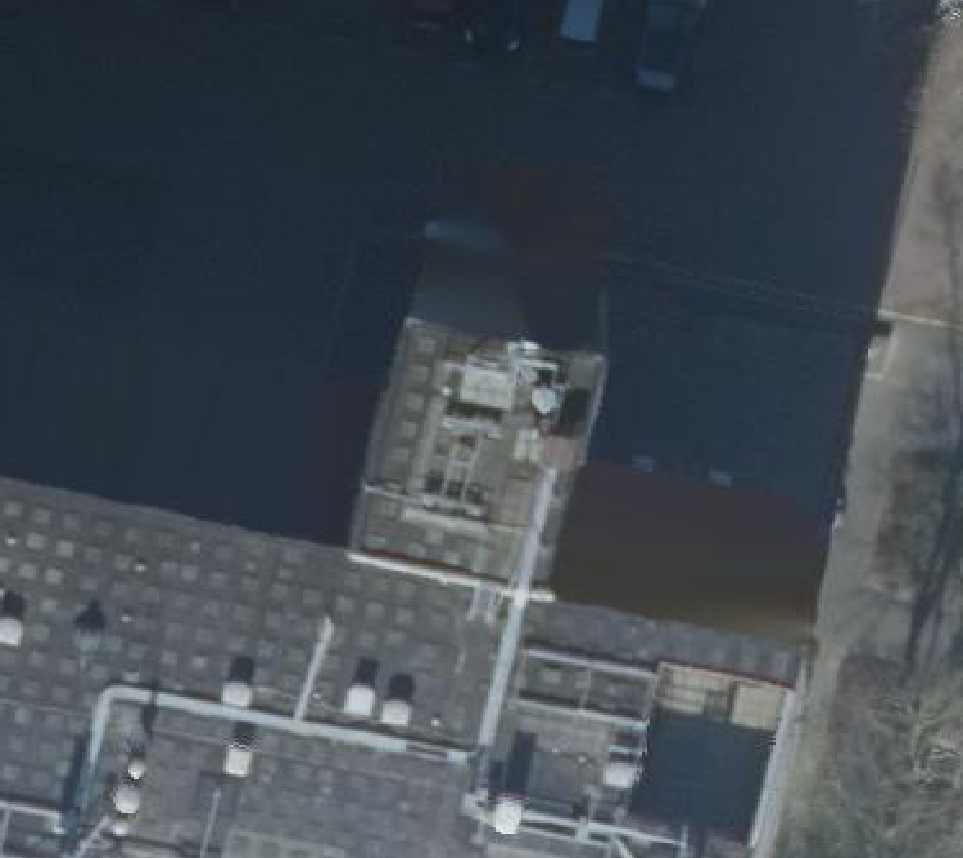 True ortho luchtfoto van Amstelveen met zicht op woning