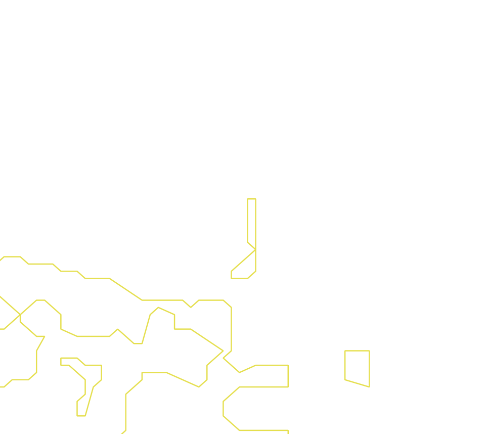 Daksegment ingezoomd met contourlijnen en structuurweergave