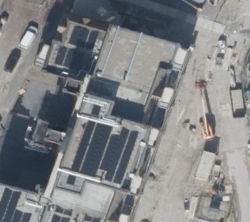 True ortho Luchtfoto op daksegment