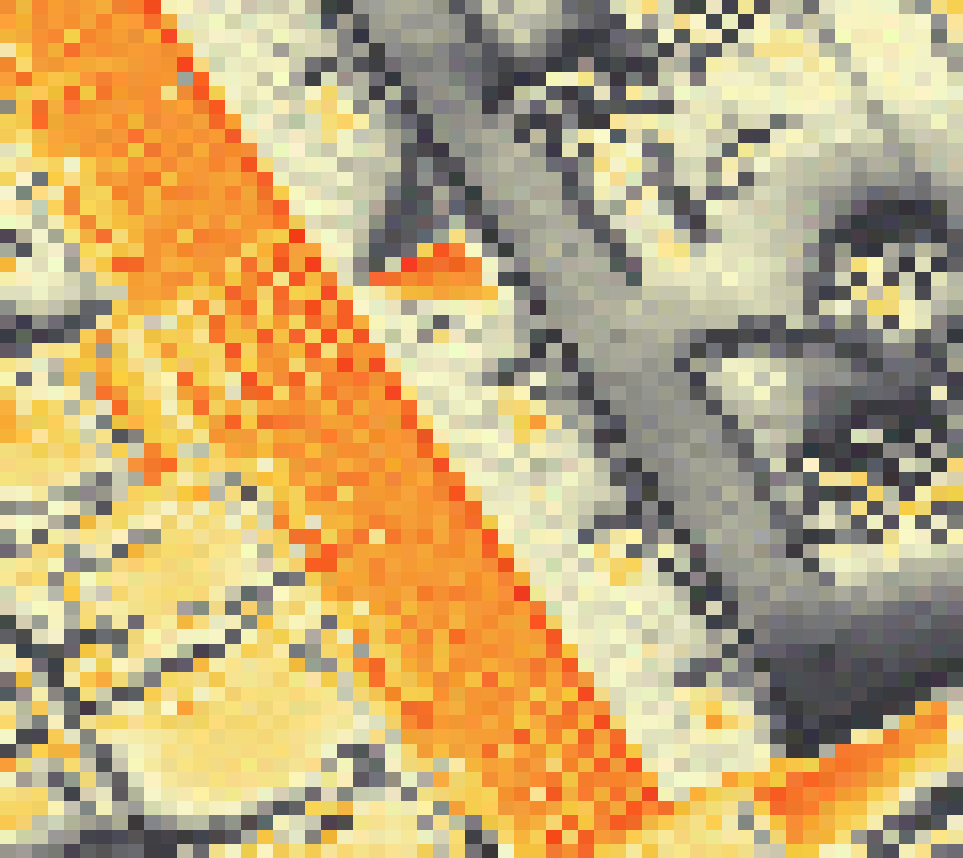 PV-irradiatie op daksegment ingezoomd met intensiteitsverdeling van zonlicht