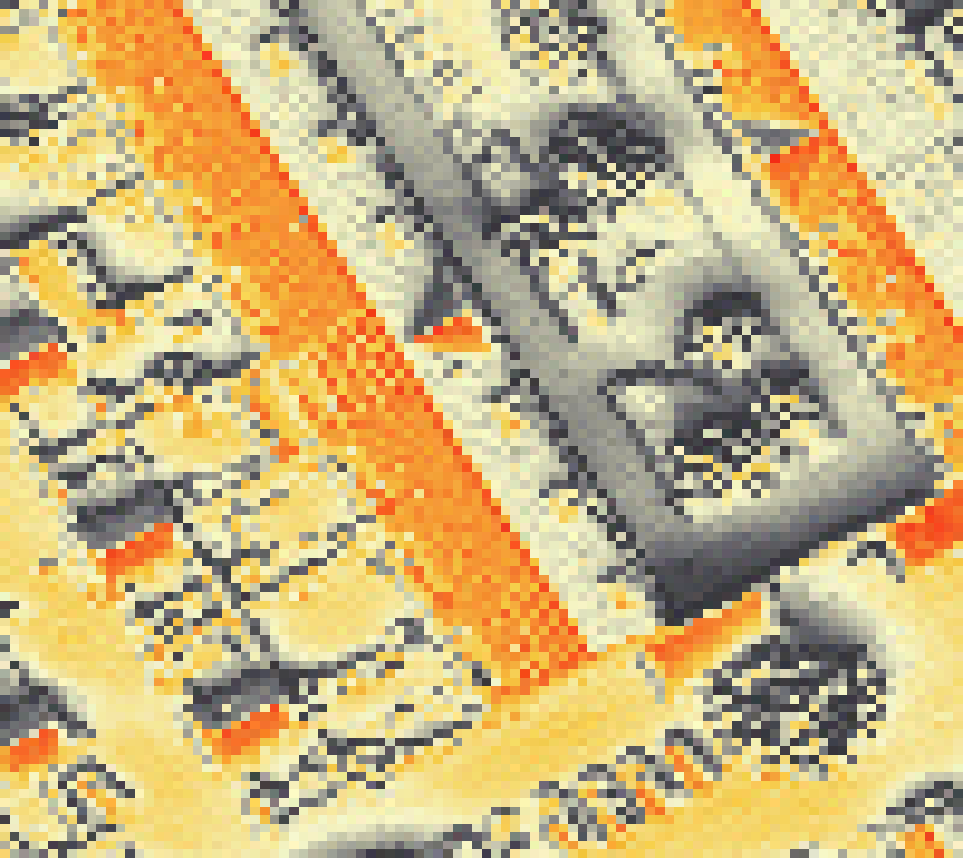 PV-irradiatie op daksegment met intensiteitsverdeling van zonlicht