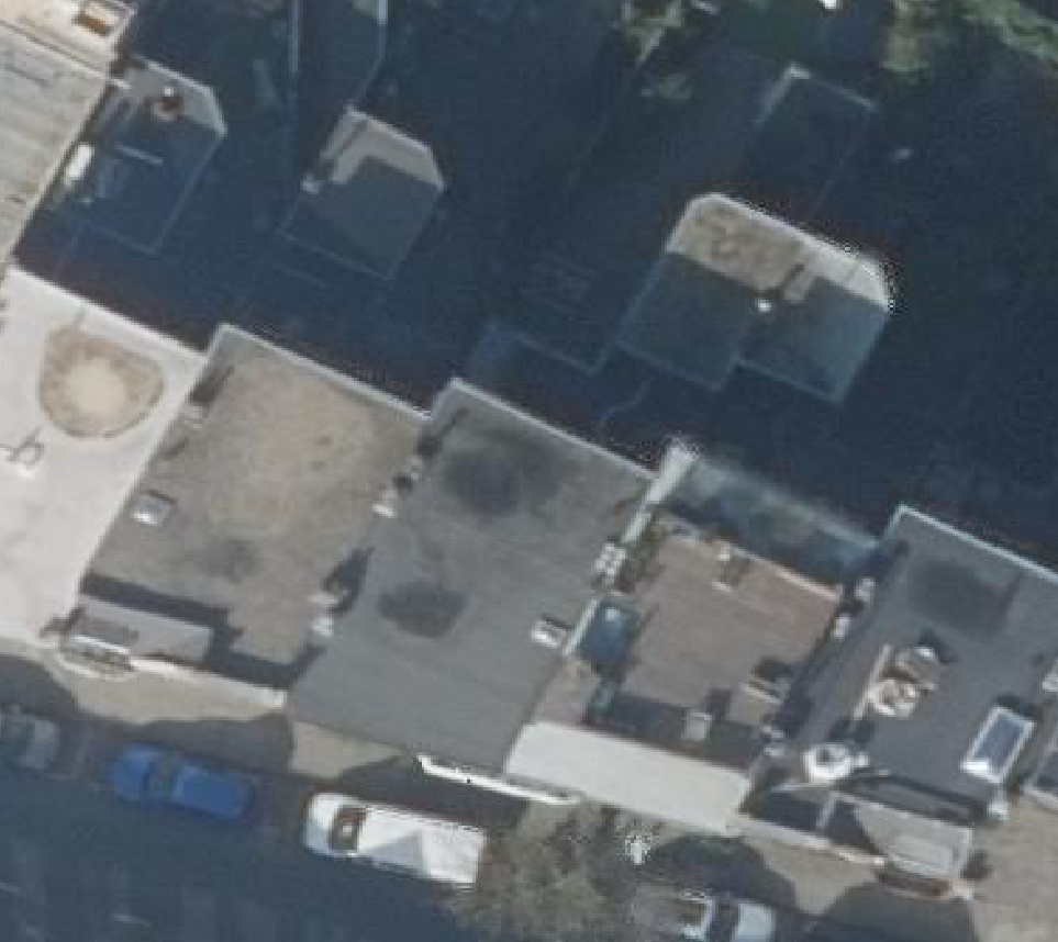 True ortho luchtfoto van Haarlem met zicht op woning