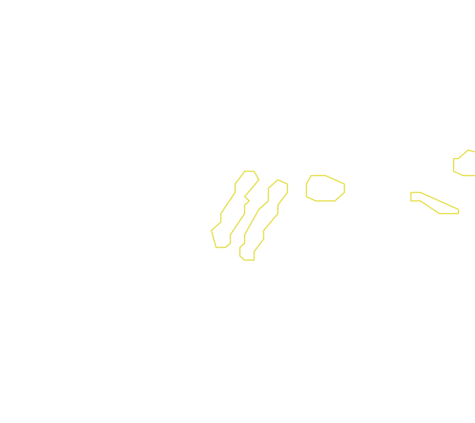 Daksegment met contourlijnen en structuurweergave