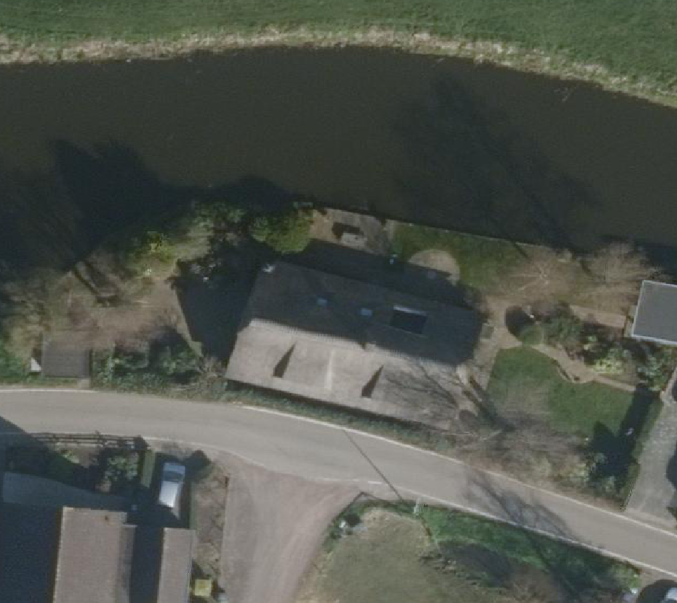 True ortho Luchtfoto op daksegment
