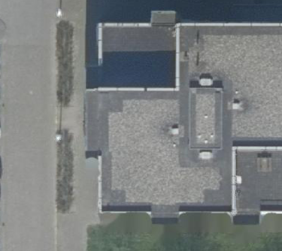 True ortho luchtfoto van Uithoorn met zicht op woning