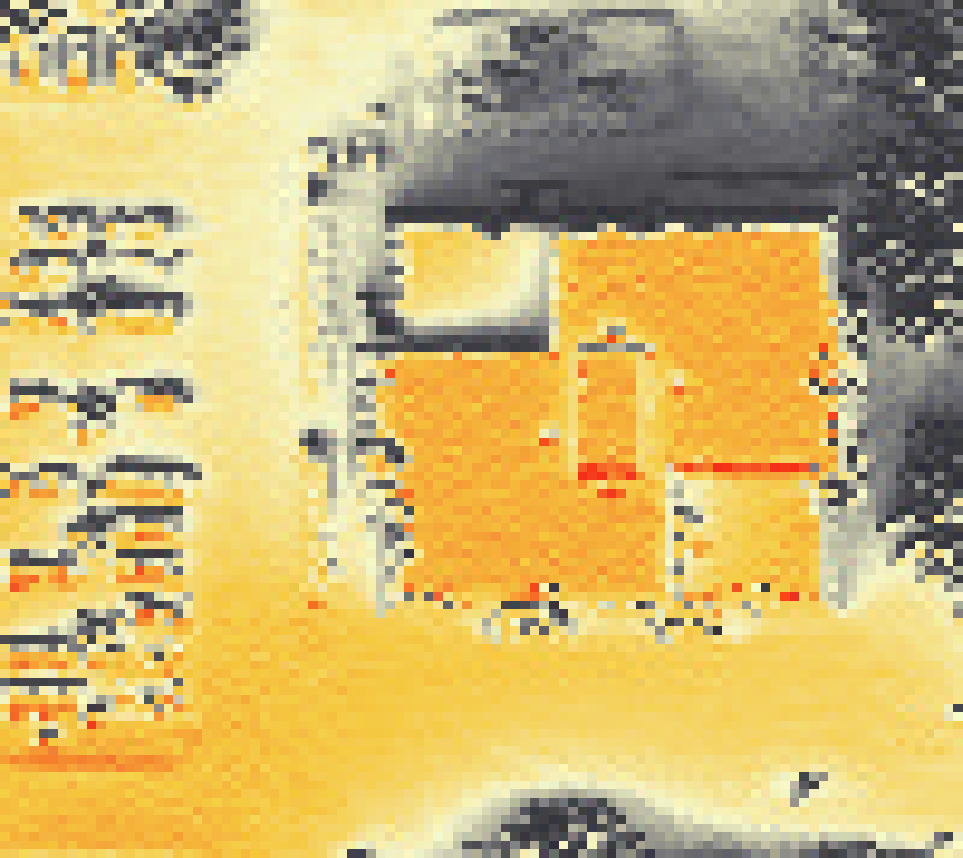 PV-irradiatie op daksegment met intensiteitsverdeling van zonlicht