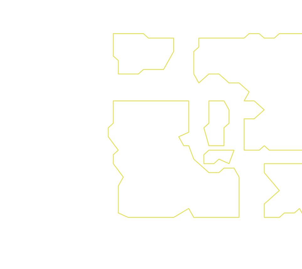 Daksegment ingezoomd met contourlijnen en structuurweergave
