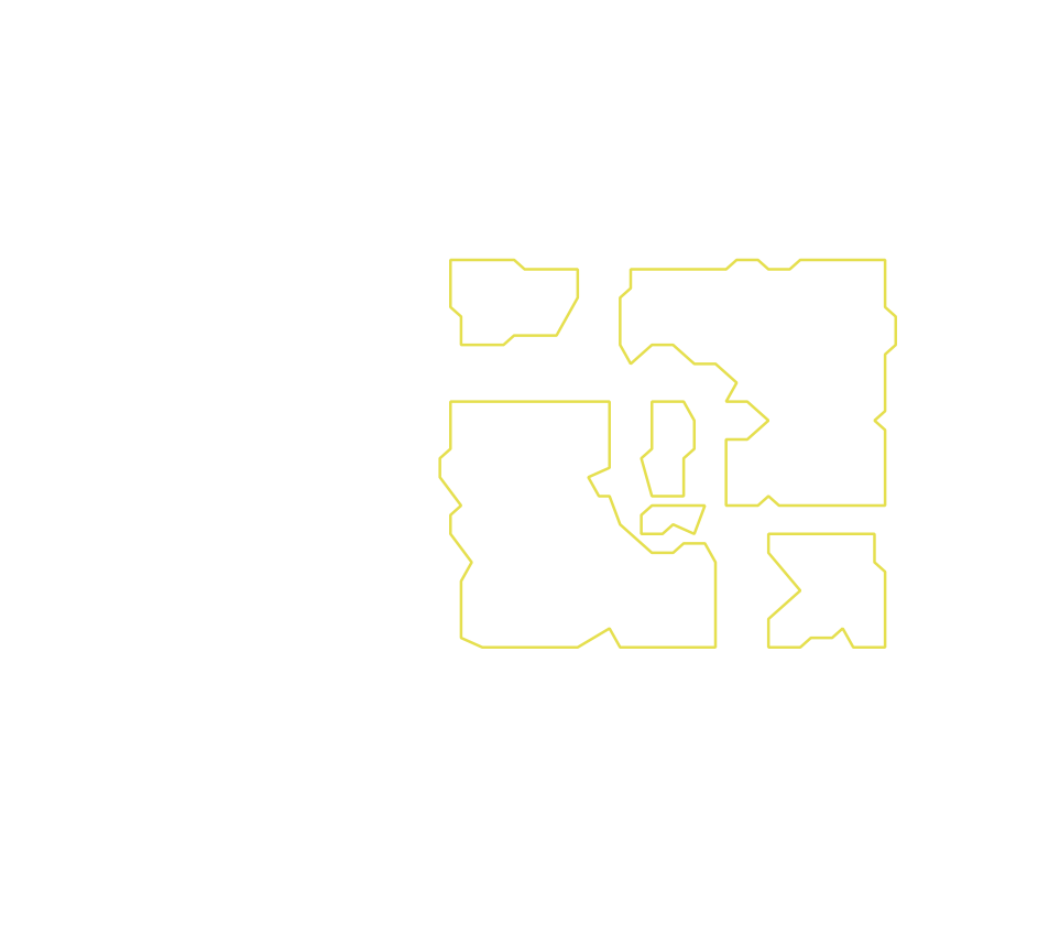 Daksegment met contourlijnen en structuurweergave