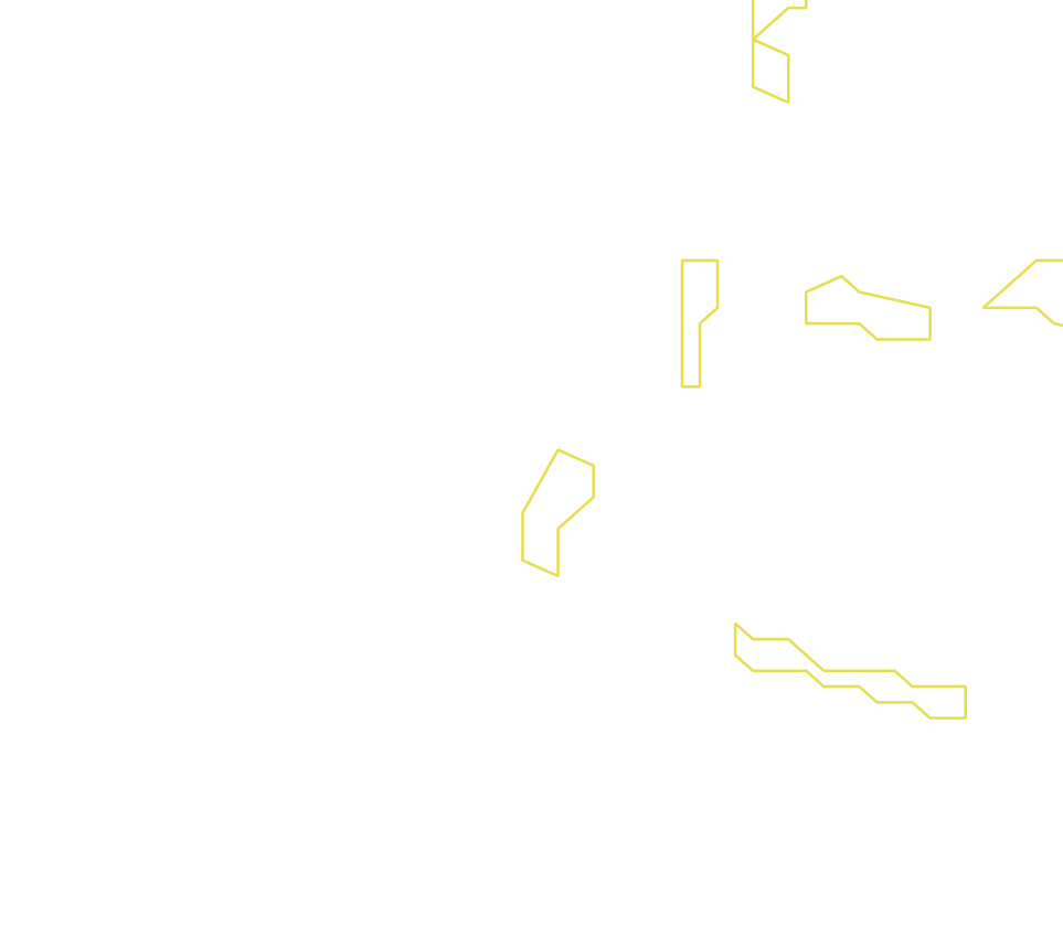 Daksegment ingezoomd met contourlijnen en structuurweergave