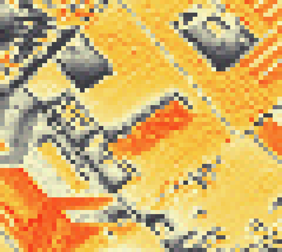 PV-irradiatie op daksegment ingezoomd met intensiteitsverdeling van zonlicht