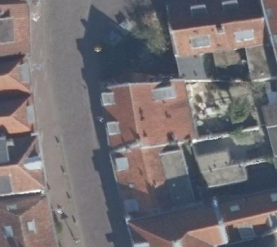 True ortho luchtfoto van Amersfoort met zicht op woning