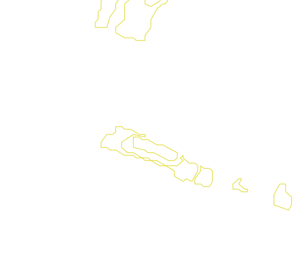 Daksegment met contourlijnen en structuurweergave